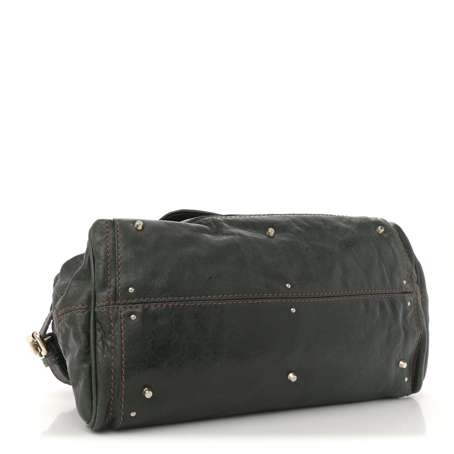Calfskin Medium Paddington Capsule Satchel Laurier