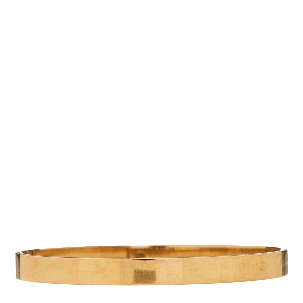 Hermes 18K Rose Gold Diamond PM Kelly Pave Bracelet SH 2 of 4