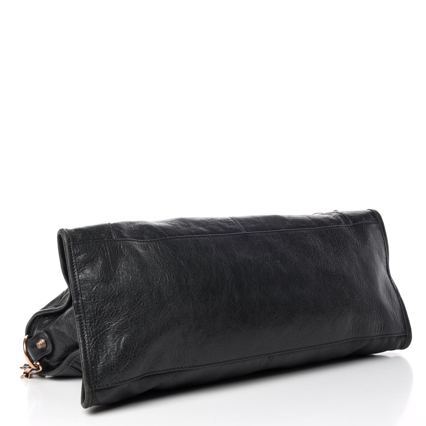 Agneau Giant 12 Rose Gold Hardware Part Time Anthracite