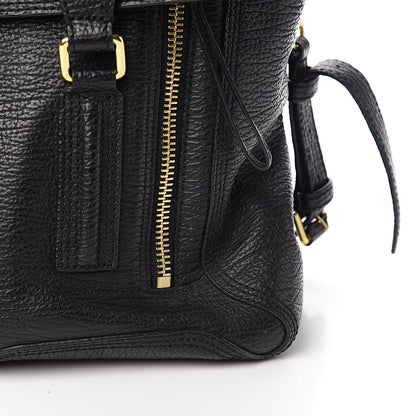 3.1 Phillip Lim 3.1 Textured Calfskin Medium Pashli Satchel Black 14 of 15