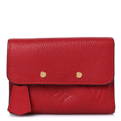 Louis Vuitton Empreinte Pont-Neuf Compact Wallet Cherry 1 of 12