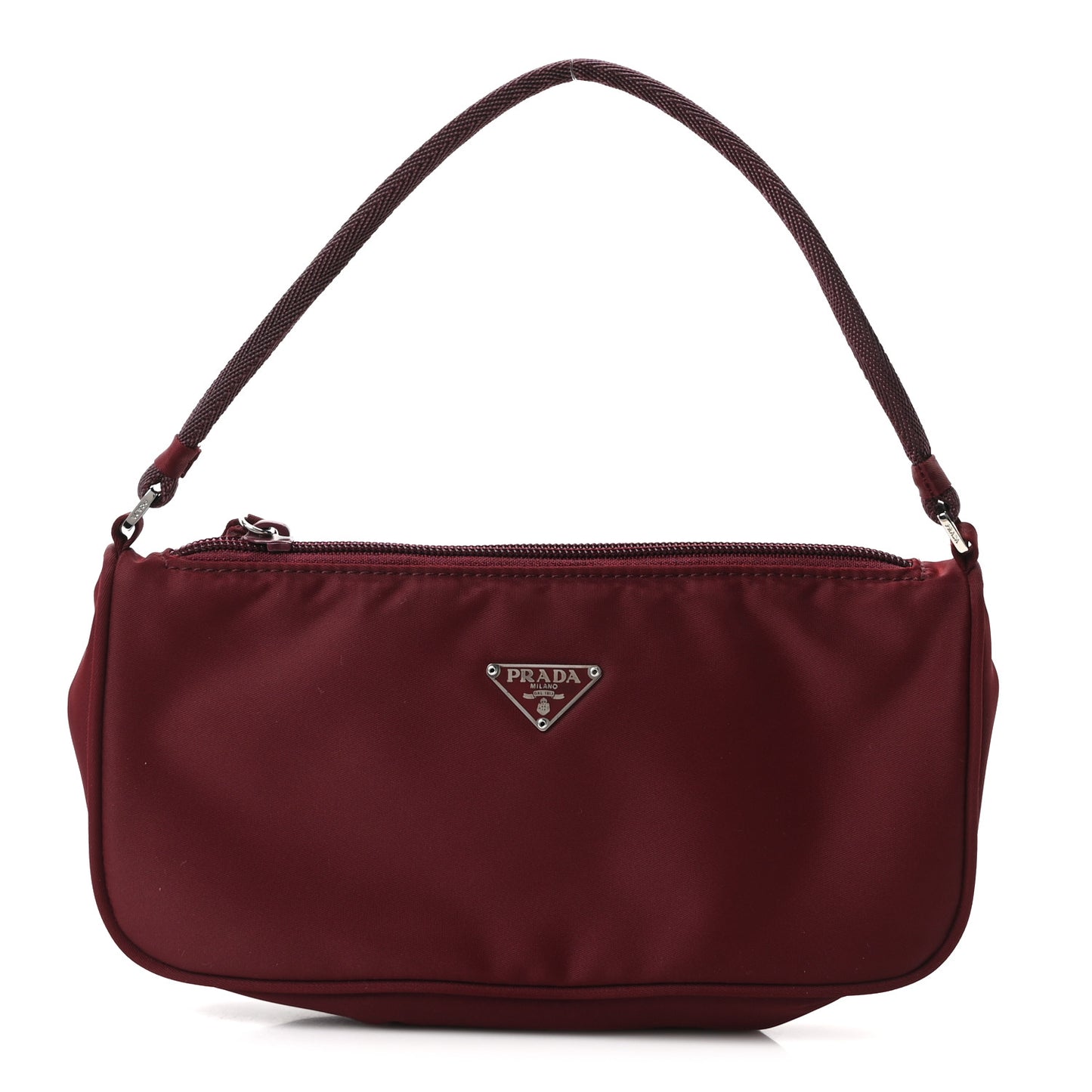 Tessuto Nylon Sport Pochette Bag Porpora