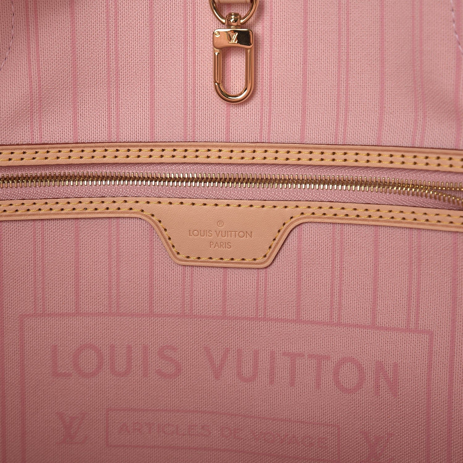 Louis Vuitton Damier Azur Neo Neverfull GM Rose Ballerine 7 of 9