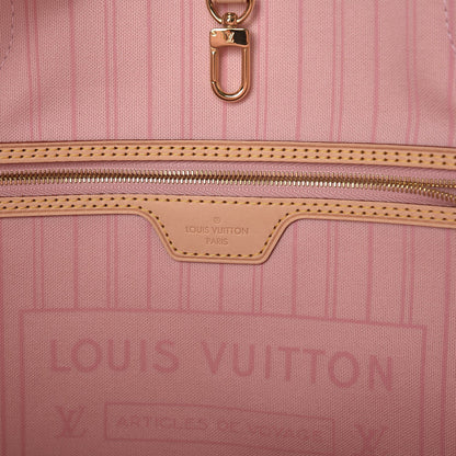 Louis Vuitton Damier Azur Neo Neverfull GM Rose Ballerine 7 of 9