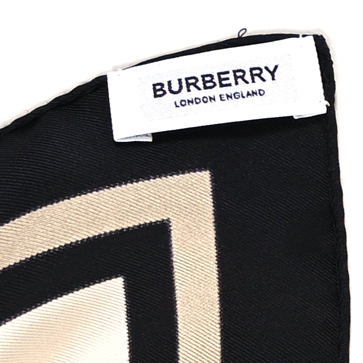 Silk Vintage Check Icon Stripe TB Monogram Print Scarf Archive Beige