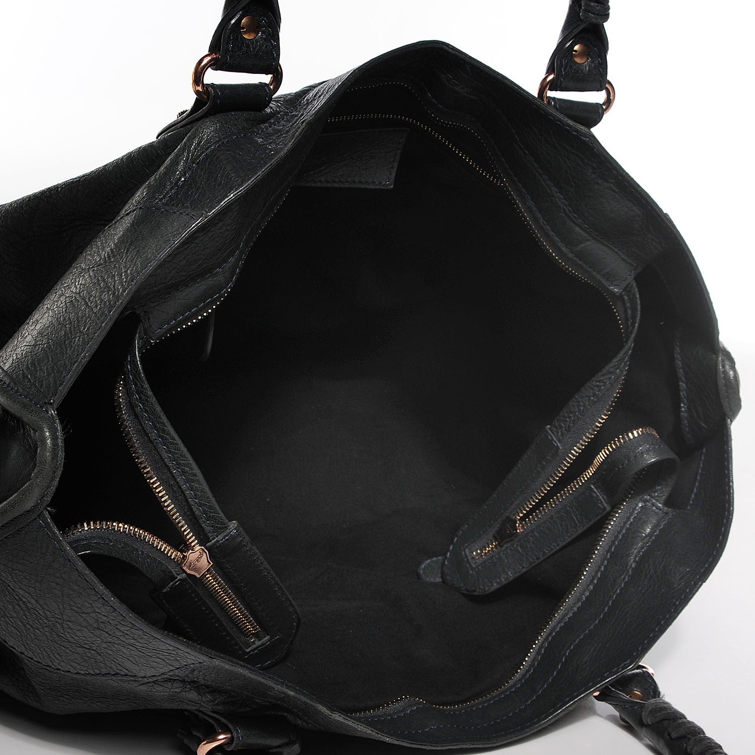 Balenciaga Agneau Giant 12 Rose Gold Hardware Part Time Anthracite 13 of 13
