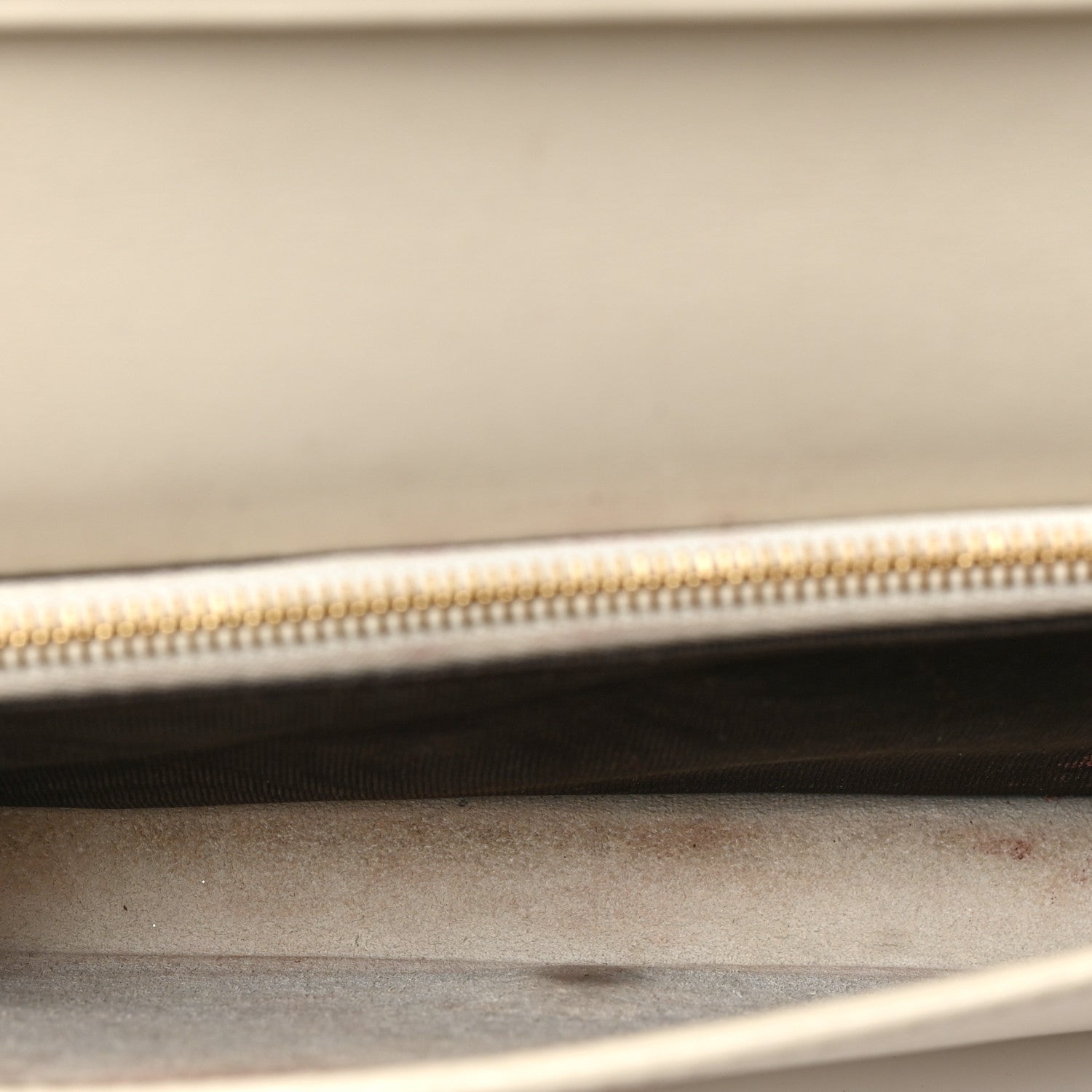 Gucci Boarded Plutone Calfskin Horsebit 1955 Wallet On Chain Mystic White 5 of 9