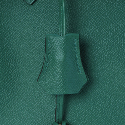 Hermes Epsom Birkin 30 Vert Vertigo 12 of 35