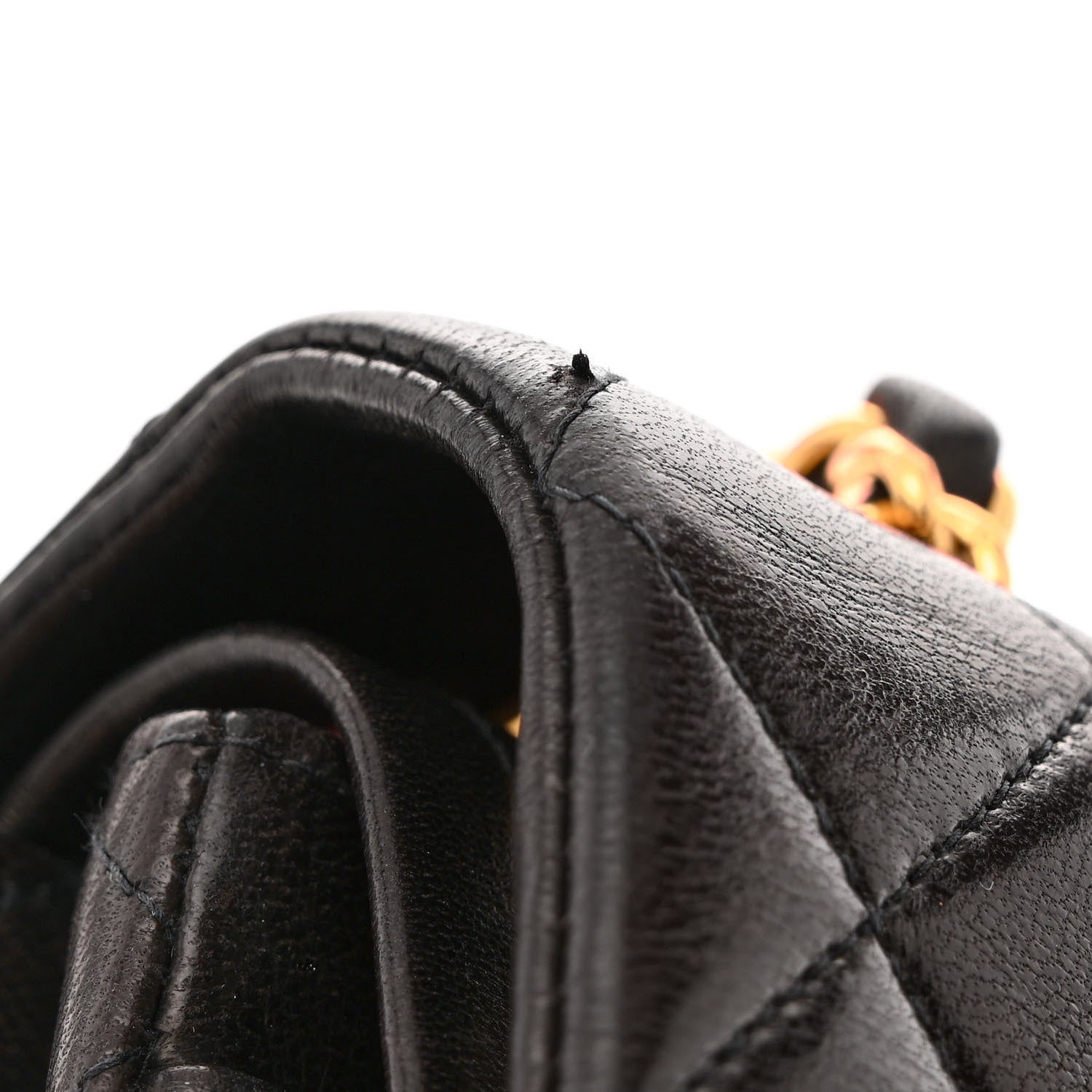 Chanel Lambskin Quilted Small Double Flap Black 14 of 15