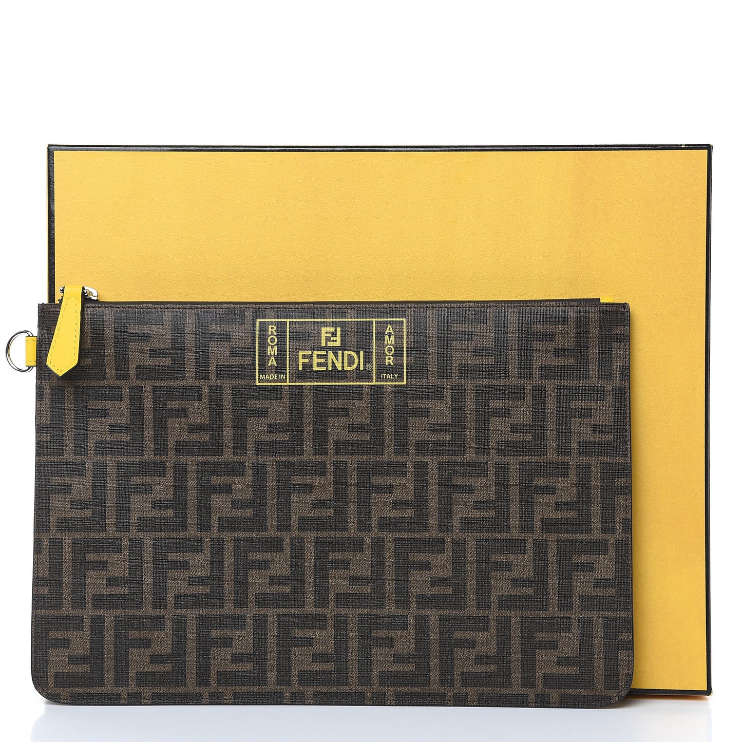 Glazed Fabric FF 1974 Roma Armor Pouch Tobacco Limone