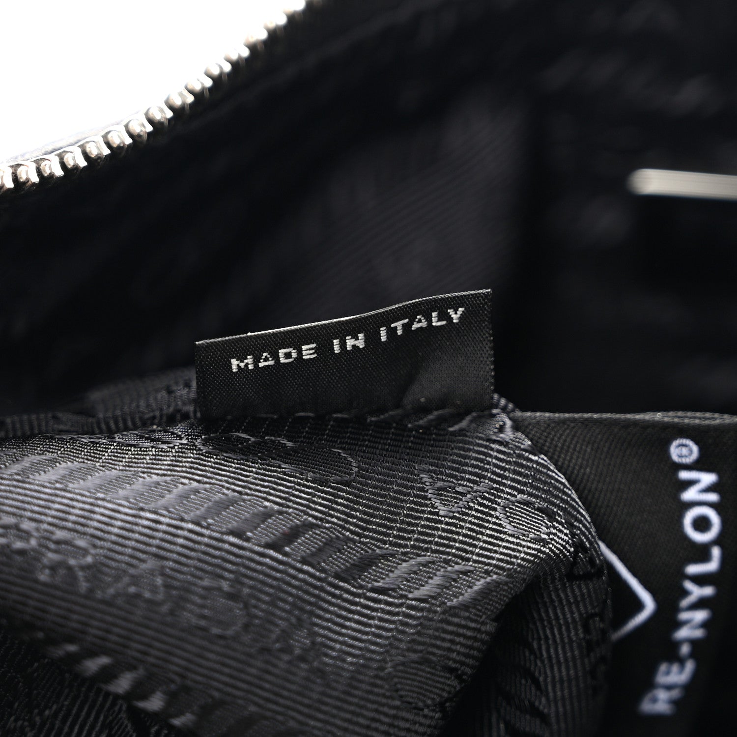 Prada Tessuto Nylon Saffiano Mini Re-Edition 2005 Bag Black 7 of 11