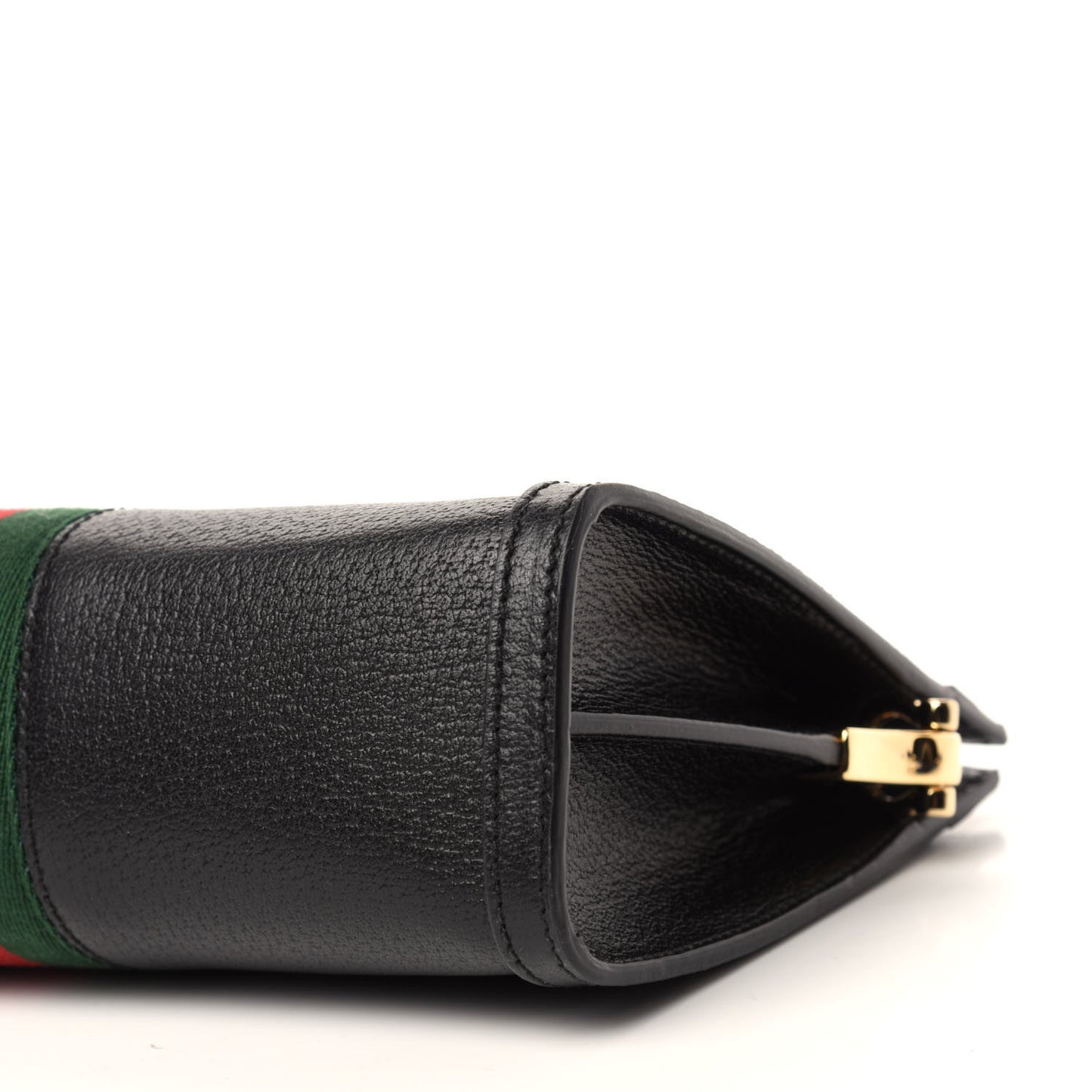 Calfskin GG Web Small Ophidia Chain Shoulder Bag Black
