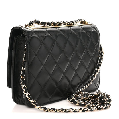 Chanel Lambskin Quilted Trendy CC Wallet On Chain WOC Black 2 of 10
