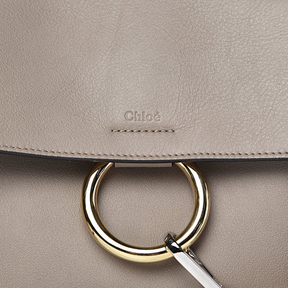 Chloe Calfskin Small Faye Day Shoulder Bag Motty Grey 11 of 12