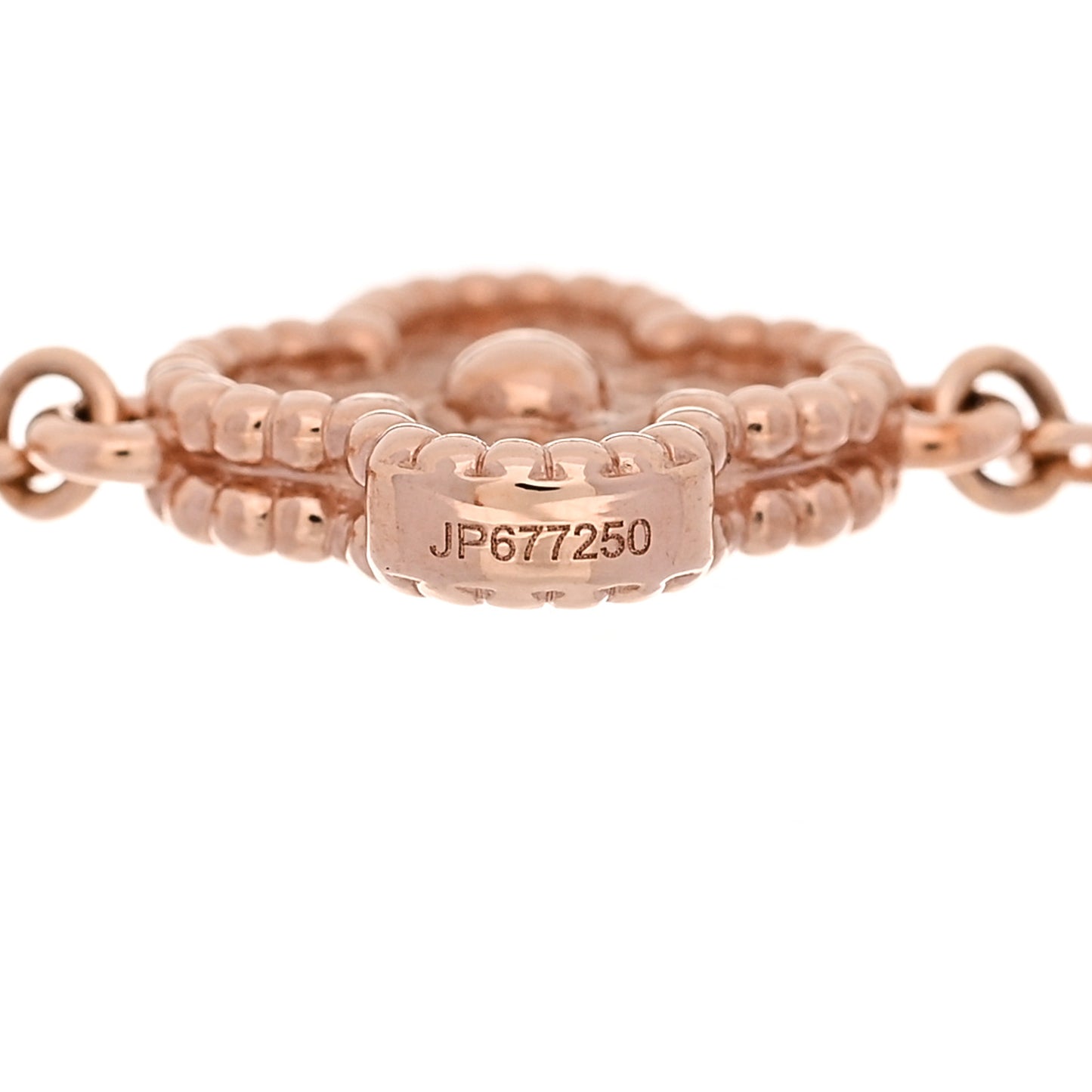 VAN CLEEF &amp; ARPELS 18K Rose Gold 6 Motifs Sweet Alhambra Bracelet