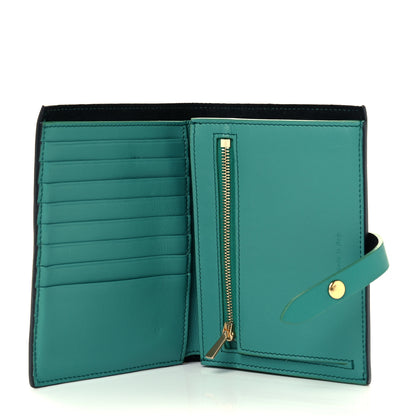 Celine Grained Calfskin Medium Multifunction Strap Wallet Black Cactus 8 of 11