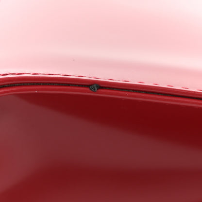 Salvatore Ferragamo Brushed Off Calfskin Small Iconic Top Handle Red 11 of 11