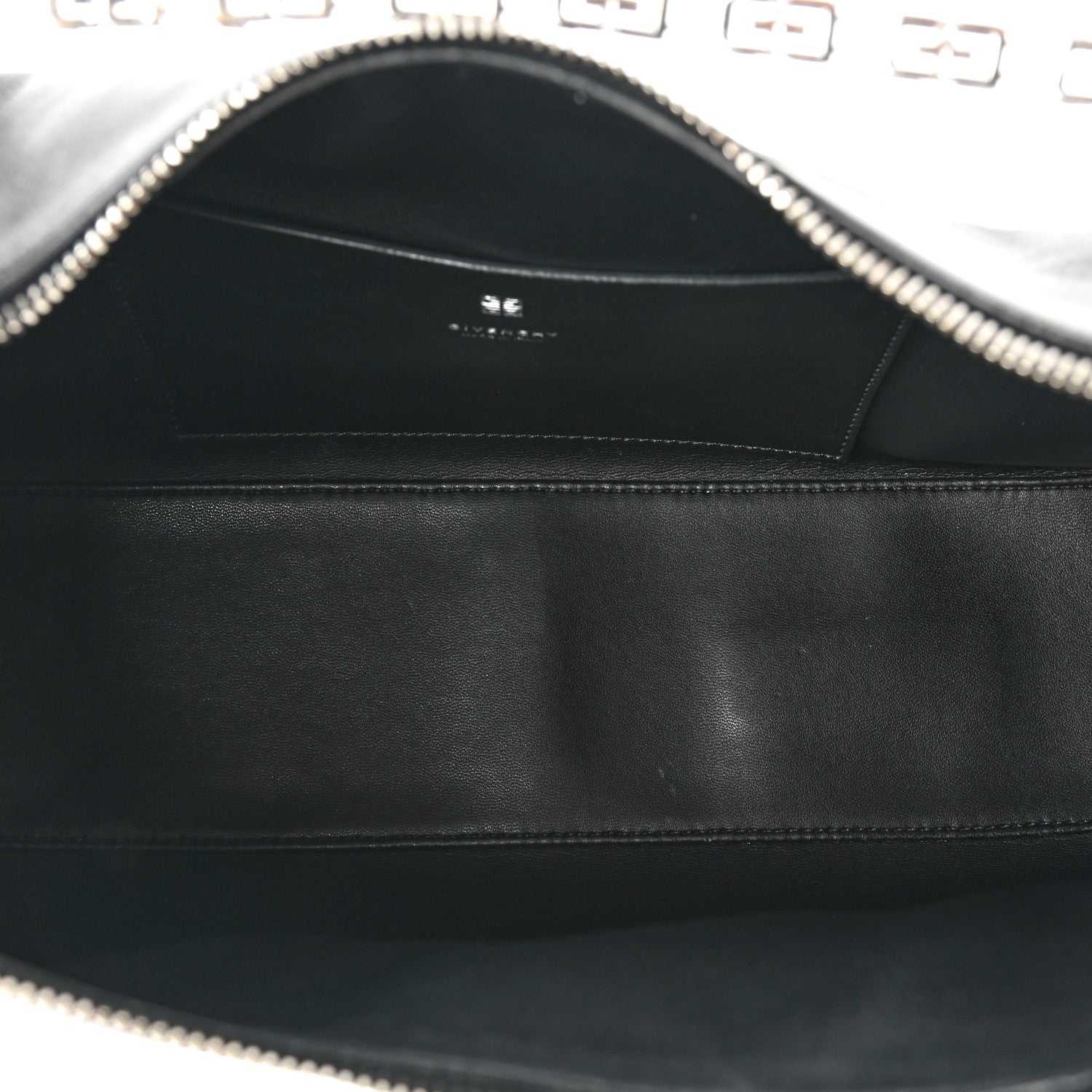 Givenchy Smooth Calfskin Small Moon Cut Out Shoulder Bag Black 5 of 16