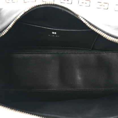 Givenchy Smooth Calfskin Small Moon Cut Out Shoulder Bag Black 5 of 16
