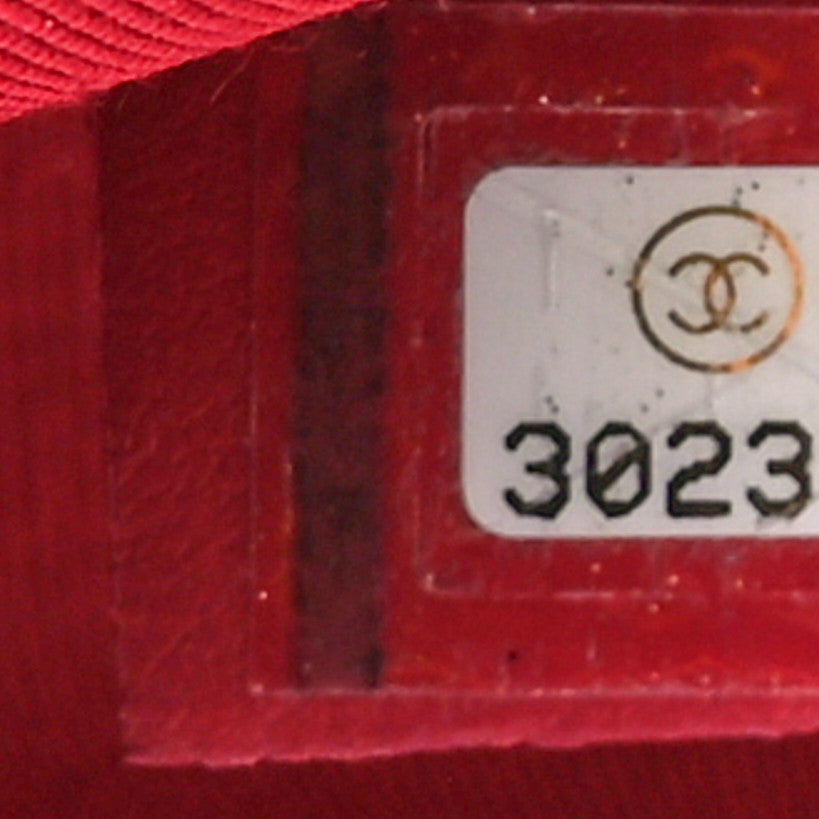 Sequins Quilted Large Chanel 19 Pouch Black