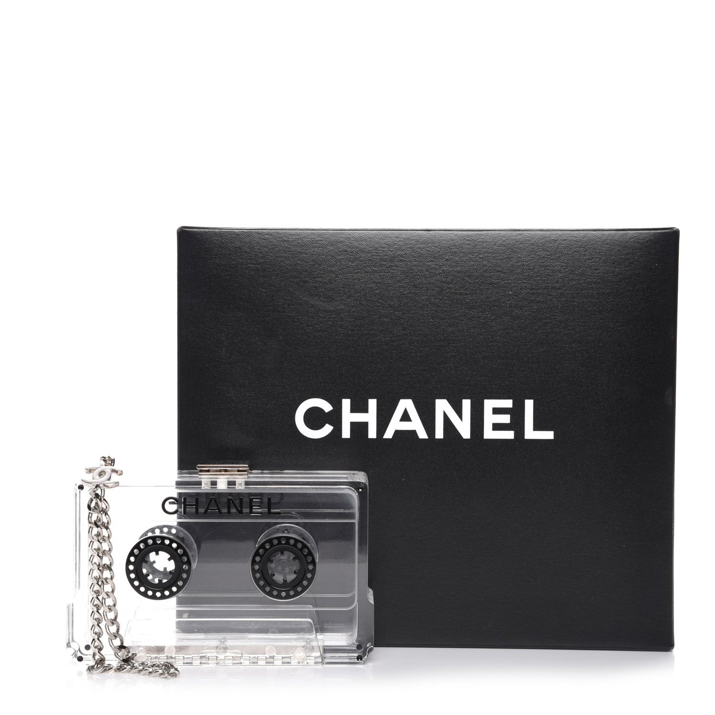 Lucite Cassette Clutch