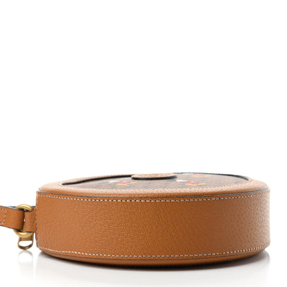 Gucci X DISNEY Mini Vintage GG Supreme Monogram Mickey Mouse Round Shoulder Bag Beige Vintage Sun Oil 4 of 10