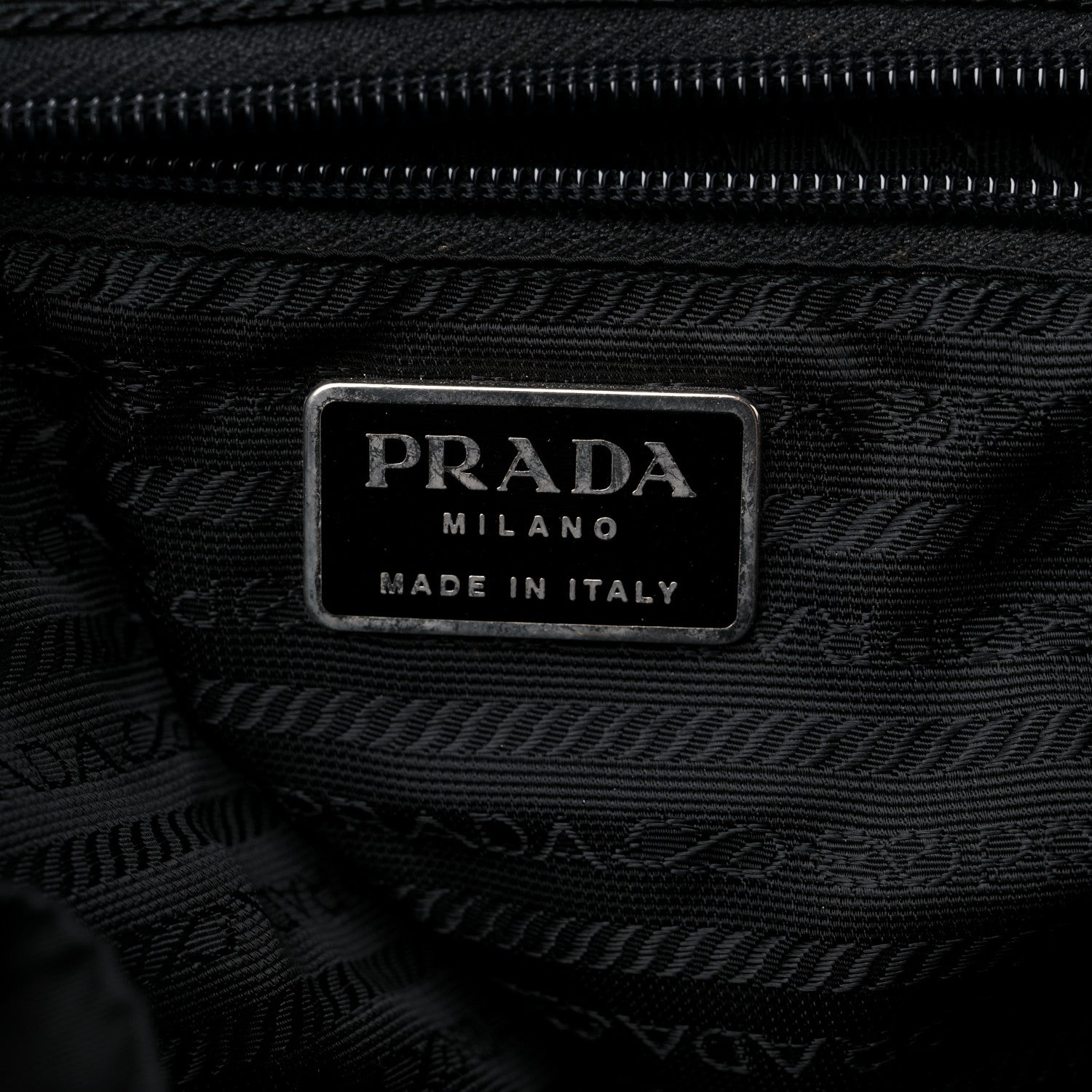 Prada Nylon Vela Medium Backpack Black 6 of 14