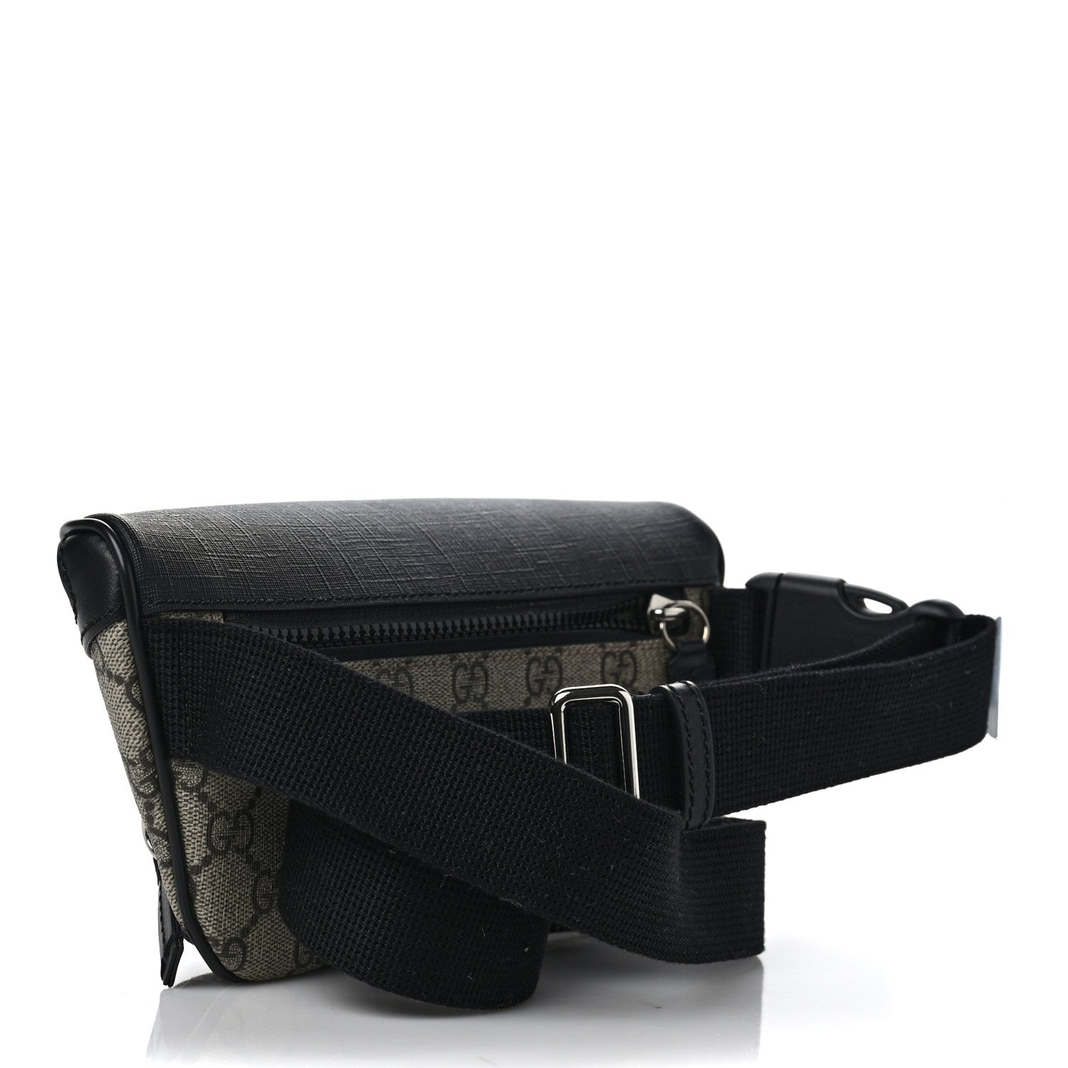 Gucci GG Supreme Monogram Belt Bag Black 3 of 10