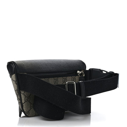 Gucci GG Supreme Monogram Belt Bag Black 3 of 10