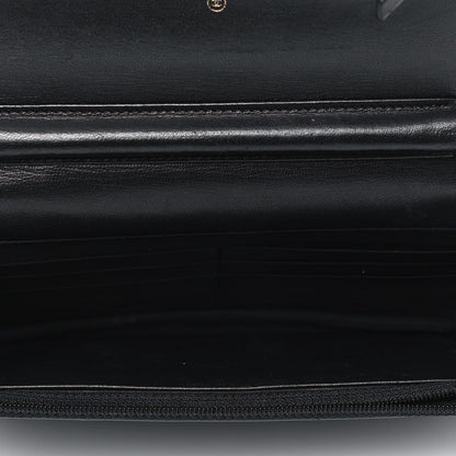 Chanel Patent Calfskin Quilted Boy Wallet On Chain WOC Black 4 of 7