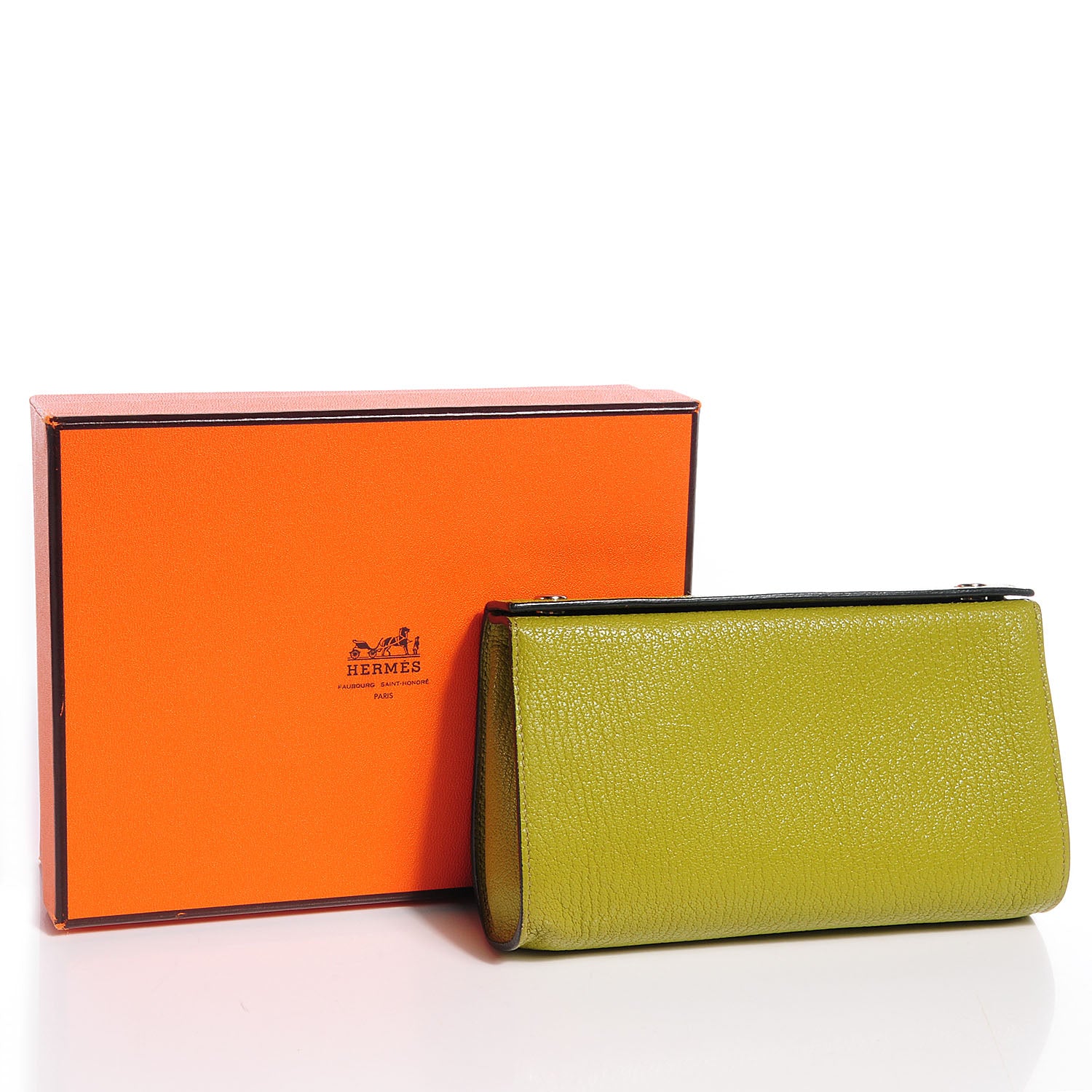 Hermes Chèvre Mysore Karo PM Vert Anis 5 of 9
