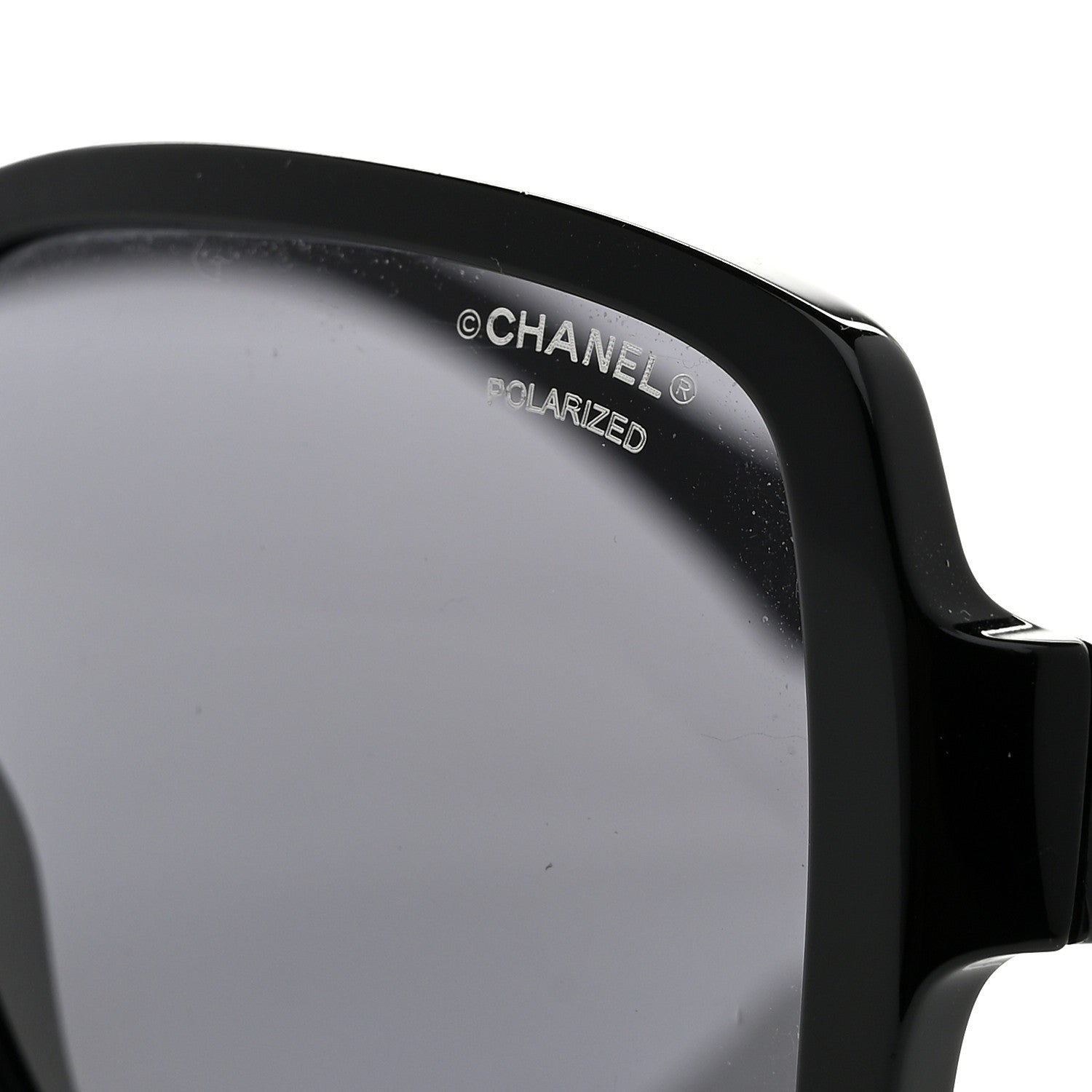 Chanel Acetate Polarized Square Sunglasses 5408 Black 7 of 8