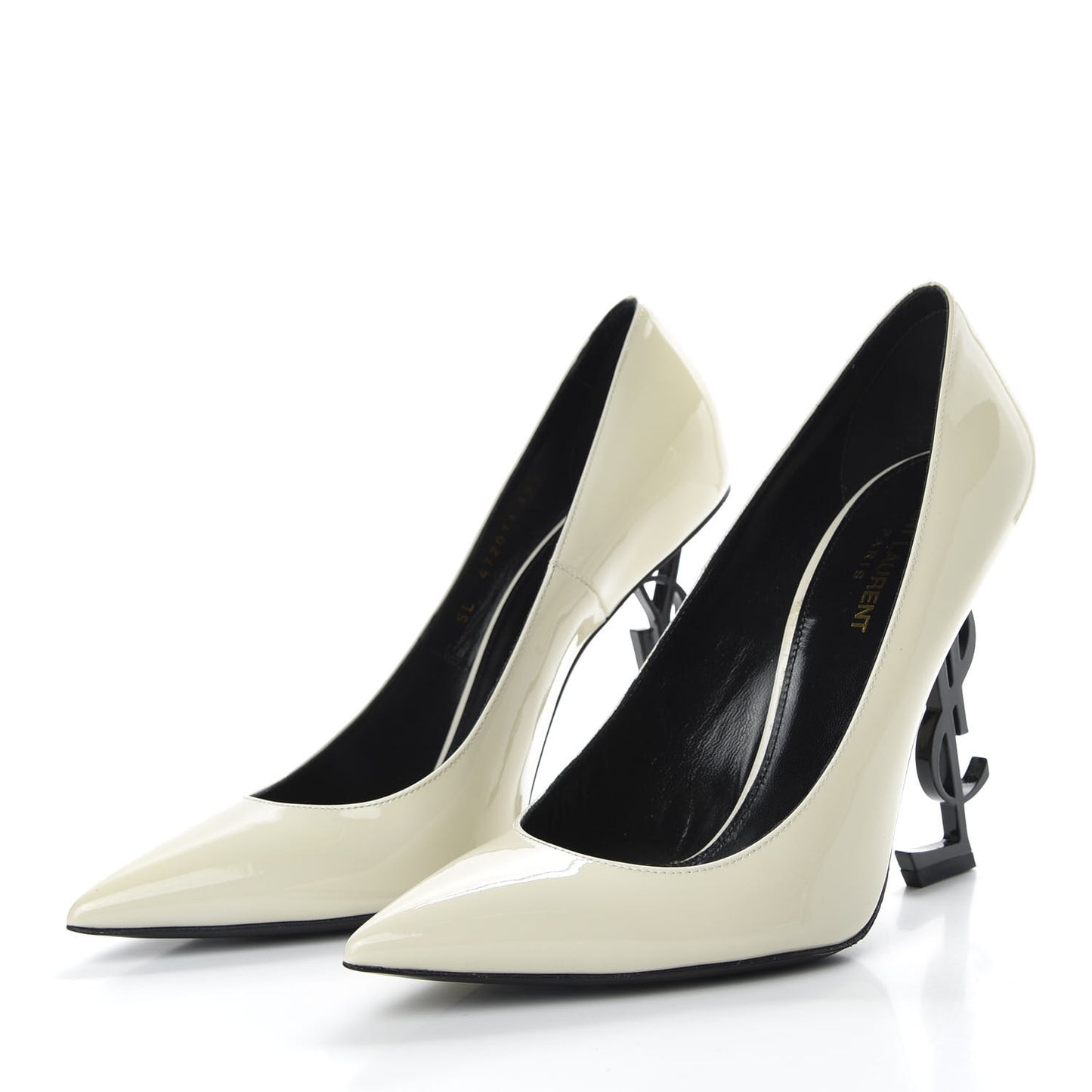 Calfskin Opyum 100 Pumps 39.5 White