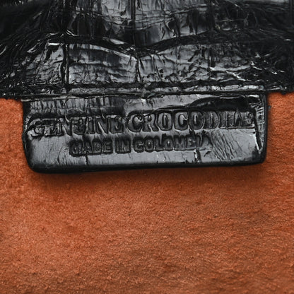 Nancy Gonzalez Crocodile Bar Clutch Black 9 of 14