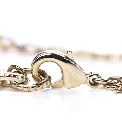 Chanel Quilted I Heart Logo Necklace Gold 4 of 6