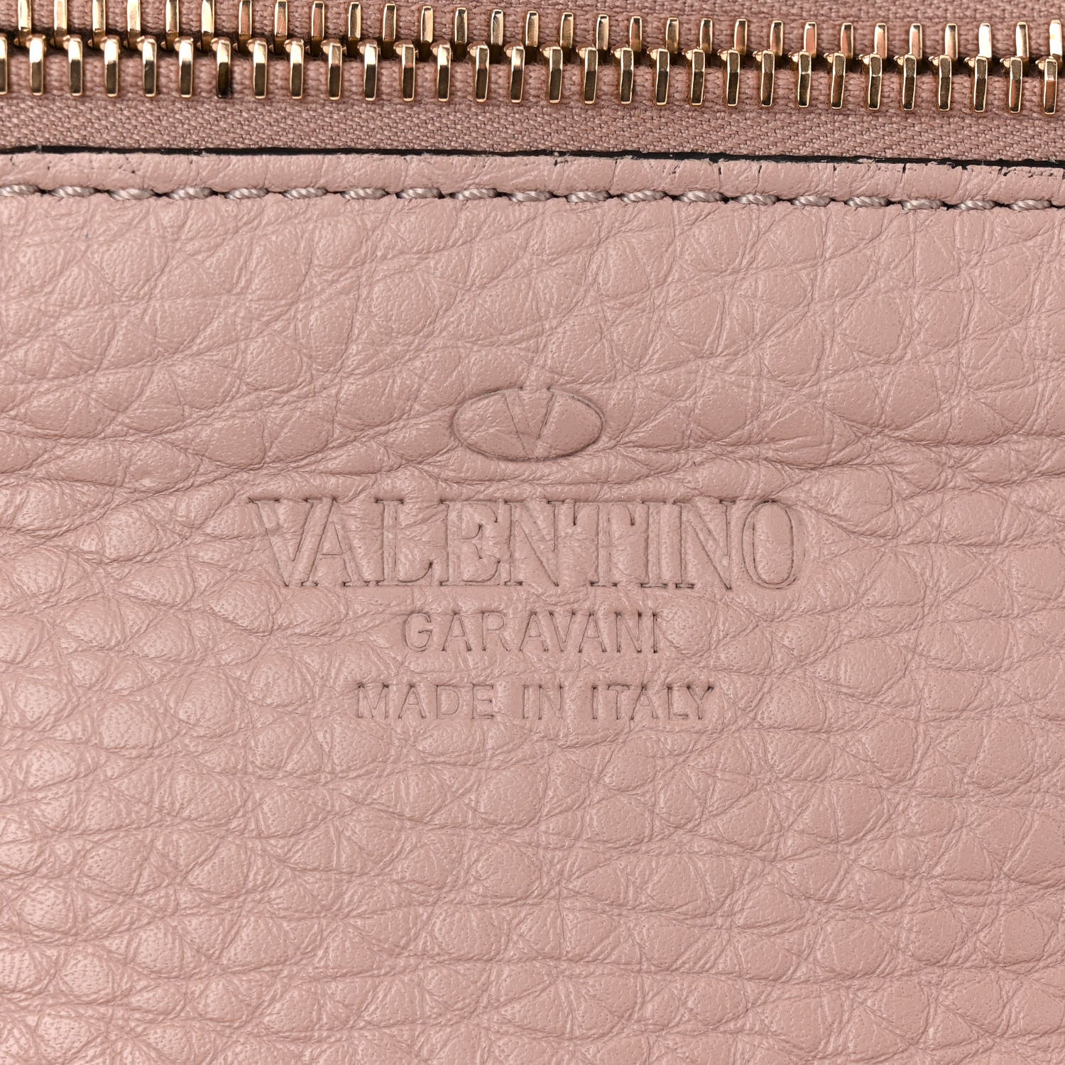 Valentino Garavani Grained Calfskin Small Rockstud Tote Poudre 6 of 10