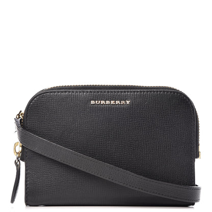 Burberry Grain Calfskin Small Crossbody Bag Black 1 of 14
