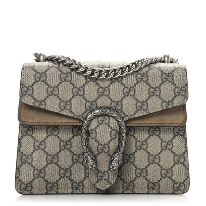 Gucci GG Supreme Monogram Mini Dionysus Shoulder Bag Taupe 1 of 9