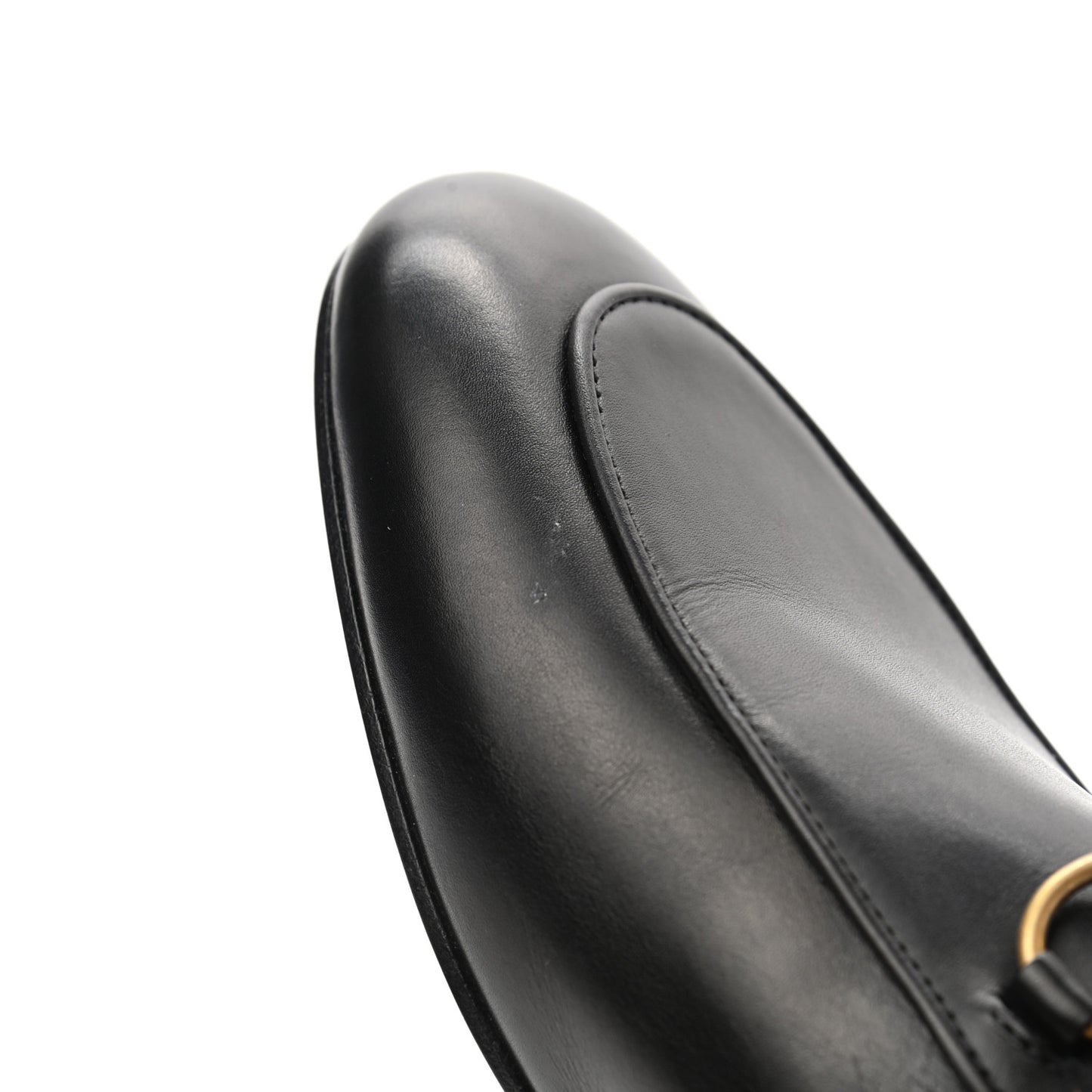 Calfskin Womens Princetown Slippers 37.5 Black