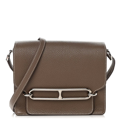 Hermes Taurillon Clemence Sac Roulis 23 Etoupe 1 of 16