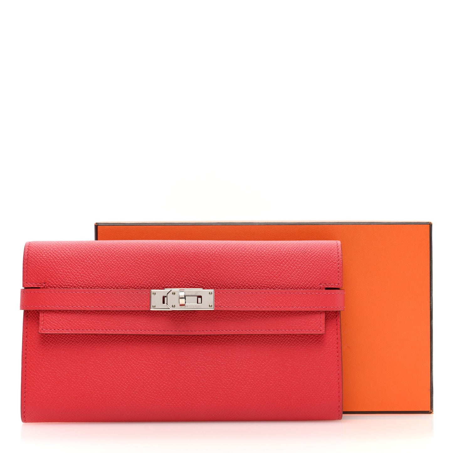 Epsom Kelly Longue Wallet Bougainvillea