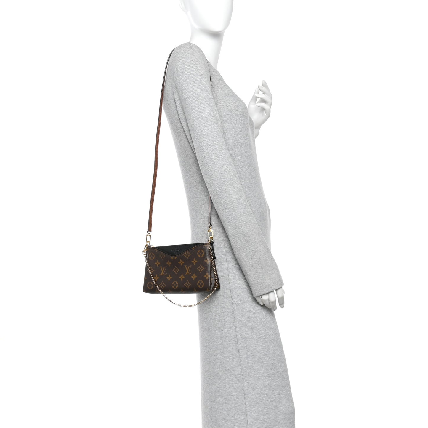 Monogram Pallas Clutch Black