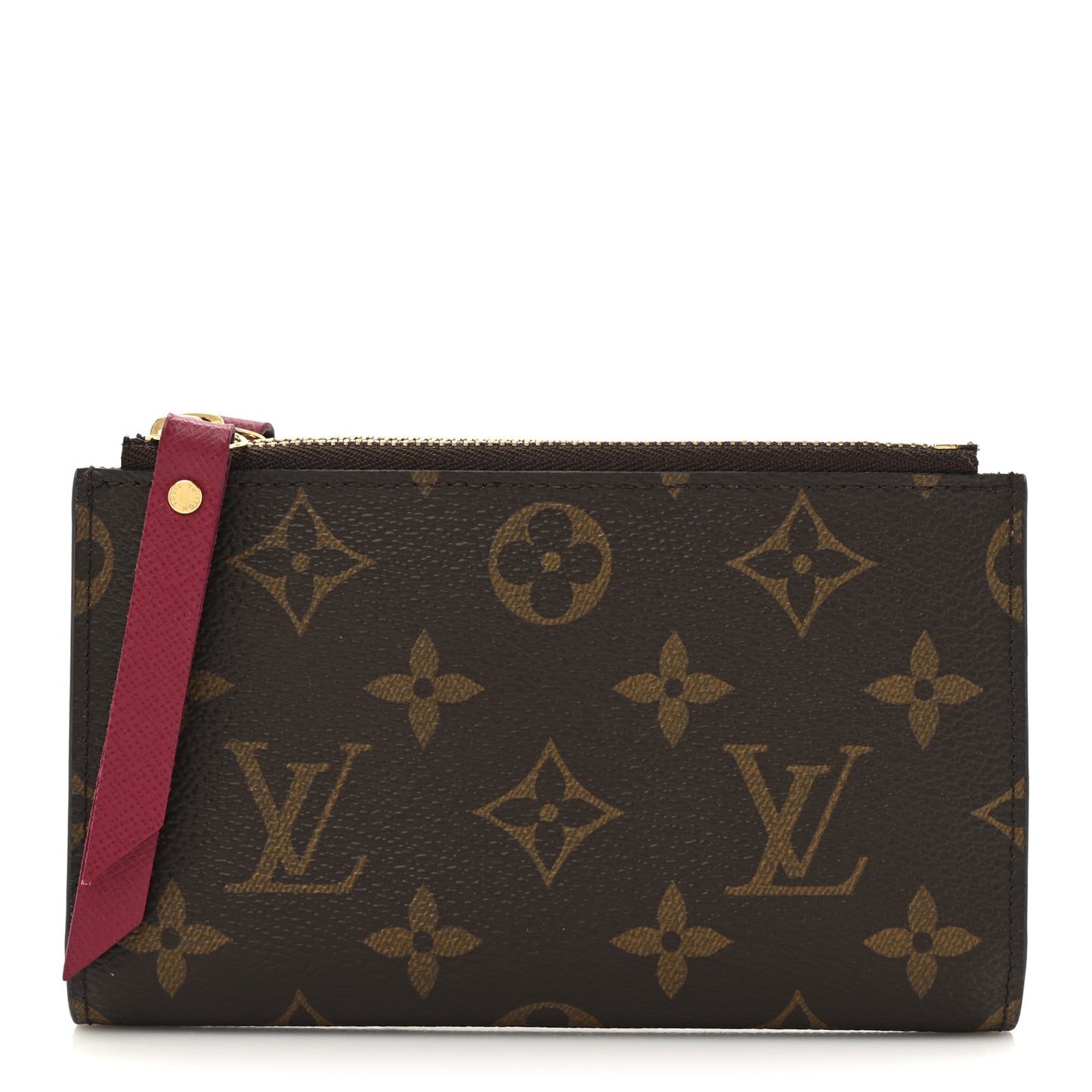 Monogram Adele Compact Wallet Fuchsia