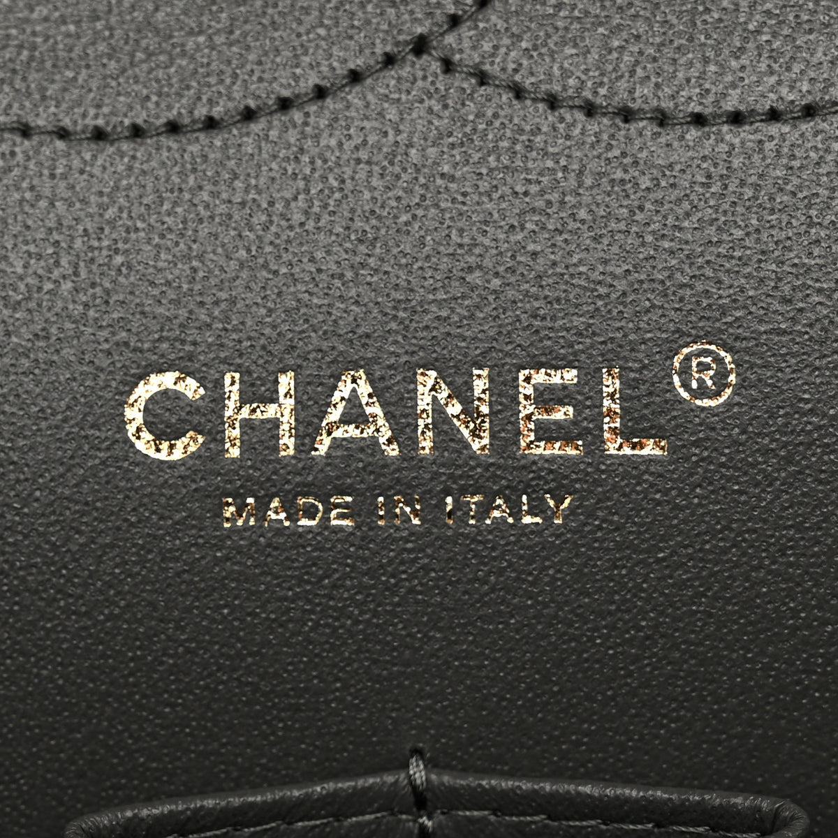 Lambskin Quilted Jumbo Double Flap Dark Grey