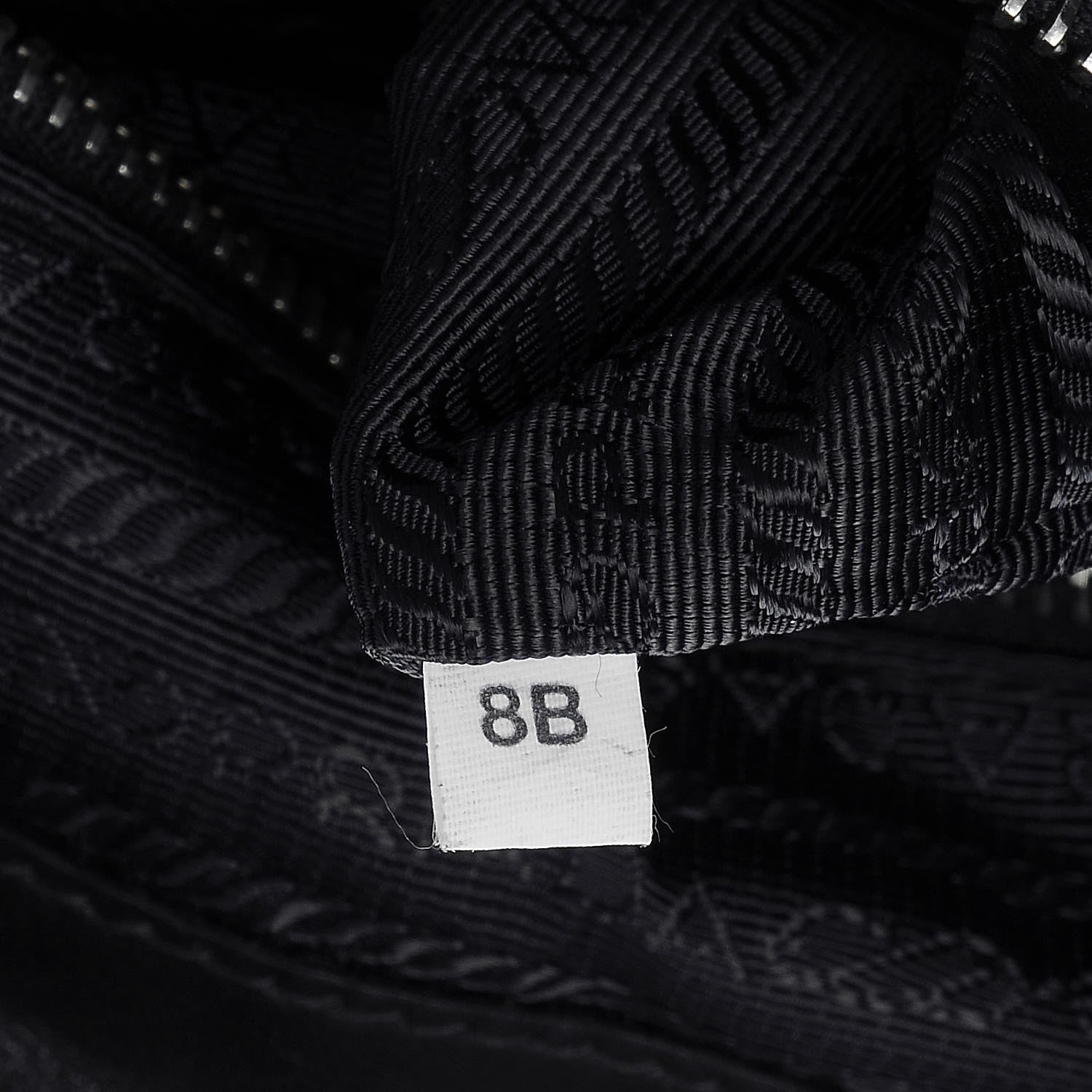 Prada Soft Calfskin Cinch Backpack Black 7 of 7