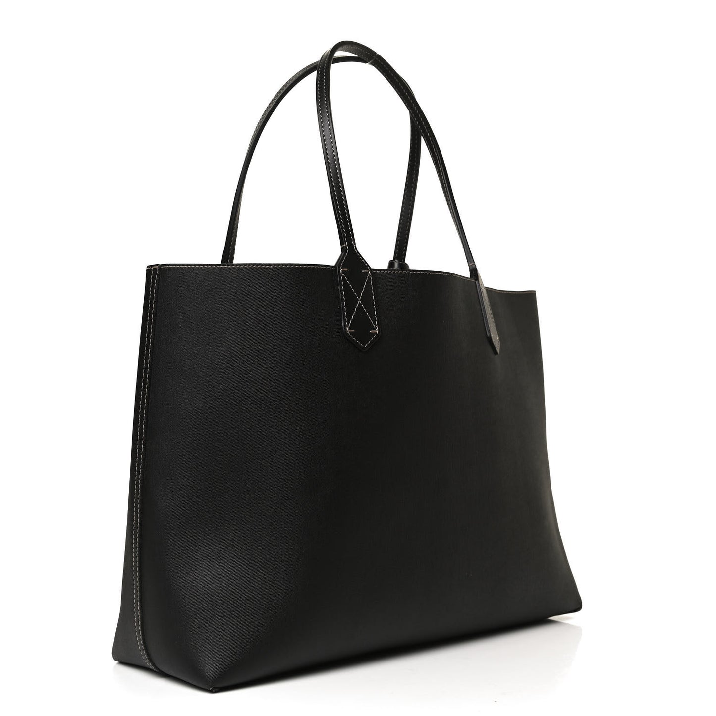 Calfskin GG Supreme Monogram Medium Reversible Tote Black