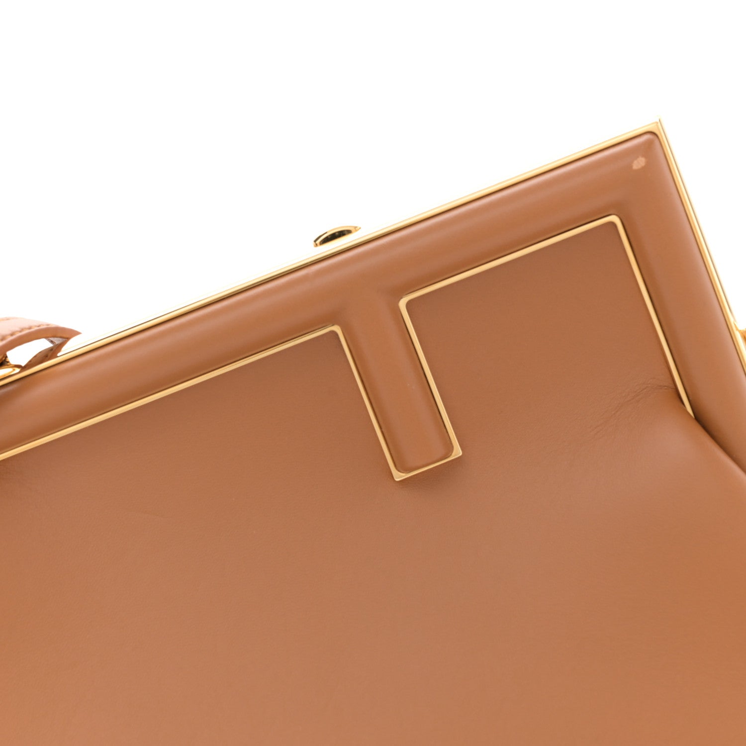 Fendi Shiny Nappa Small Fendi First Caramello 8 of 12