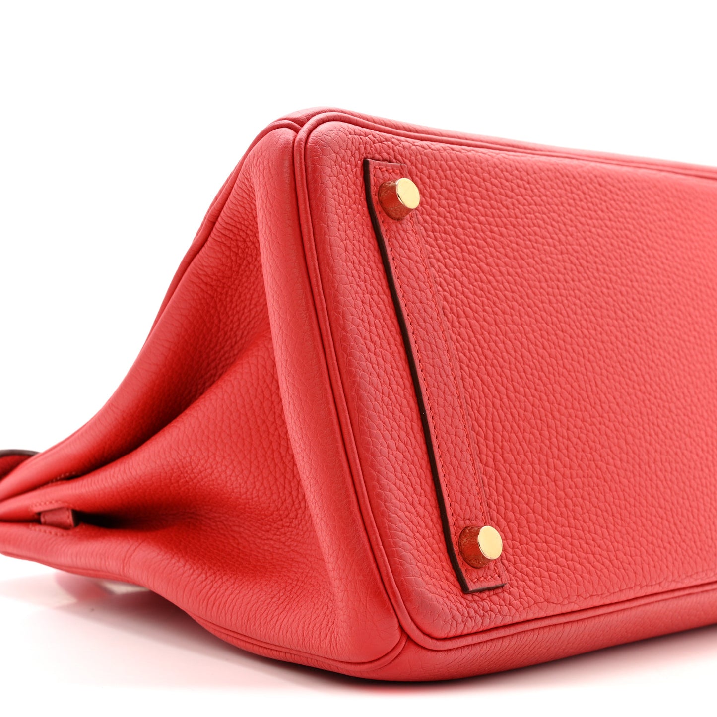 Taurillon Clemence Birkin 30 Rouge Tomate