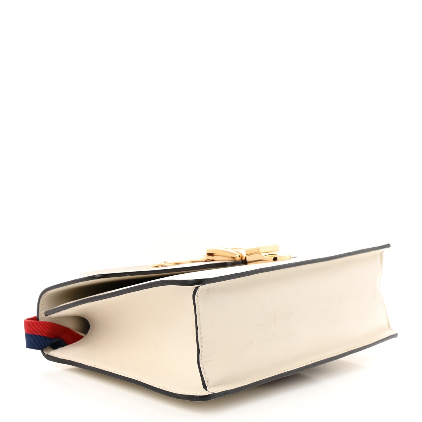 Calfskin Small Sylvie Shoulder Bag Off White