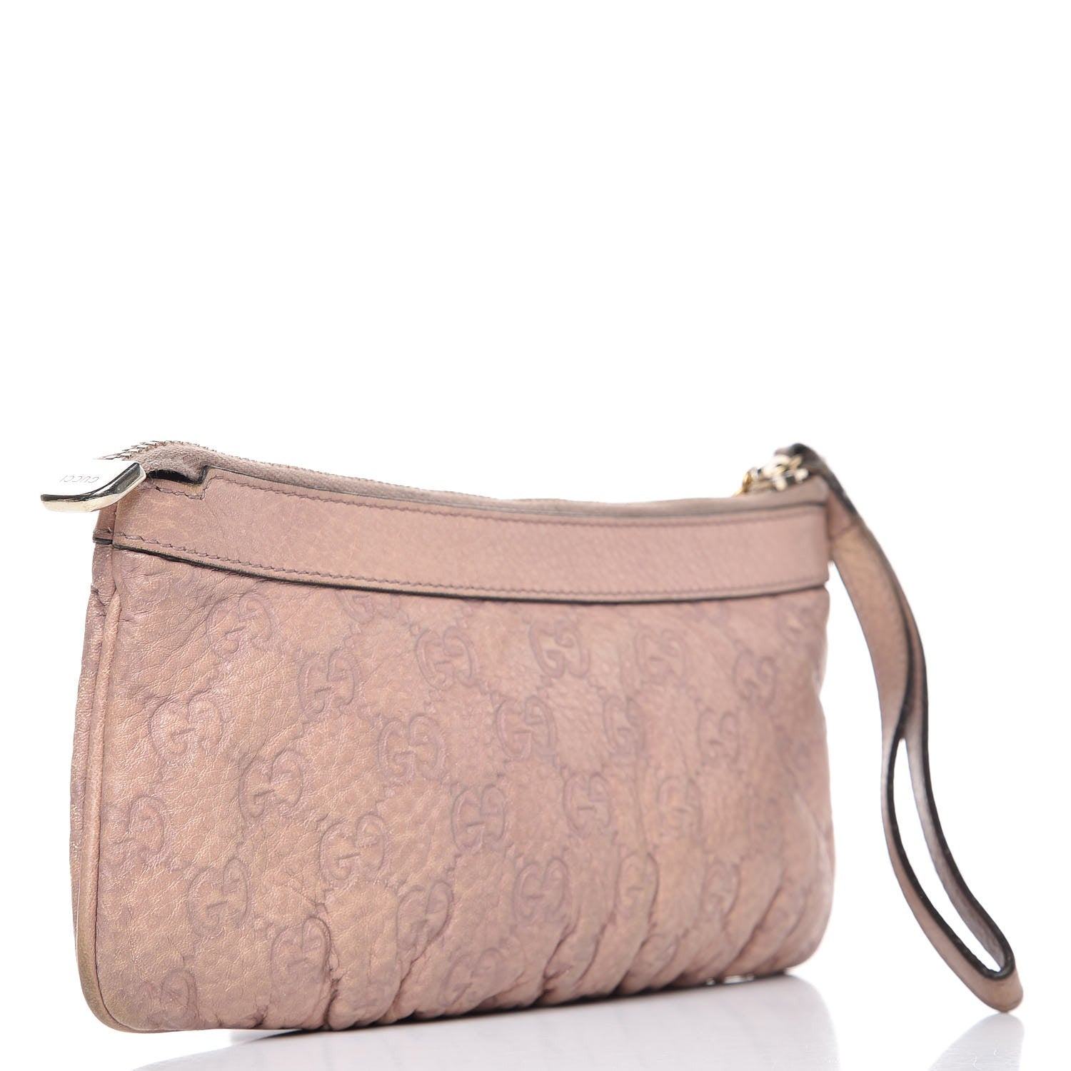 Gucci Guccissima New Britt Wristlet Light Pink 2 of 5